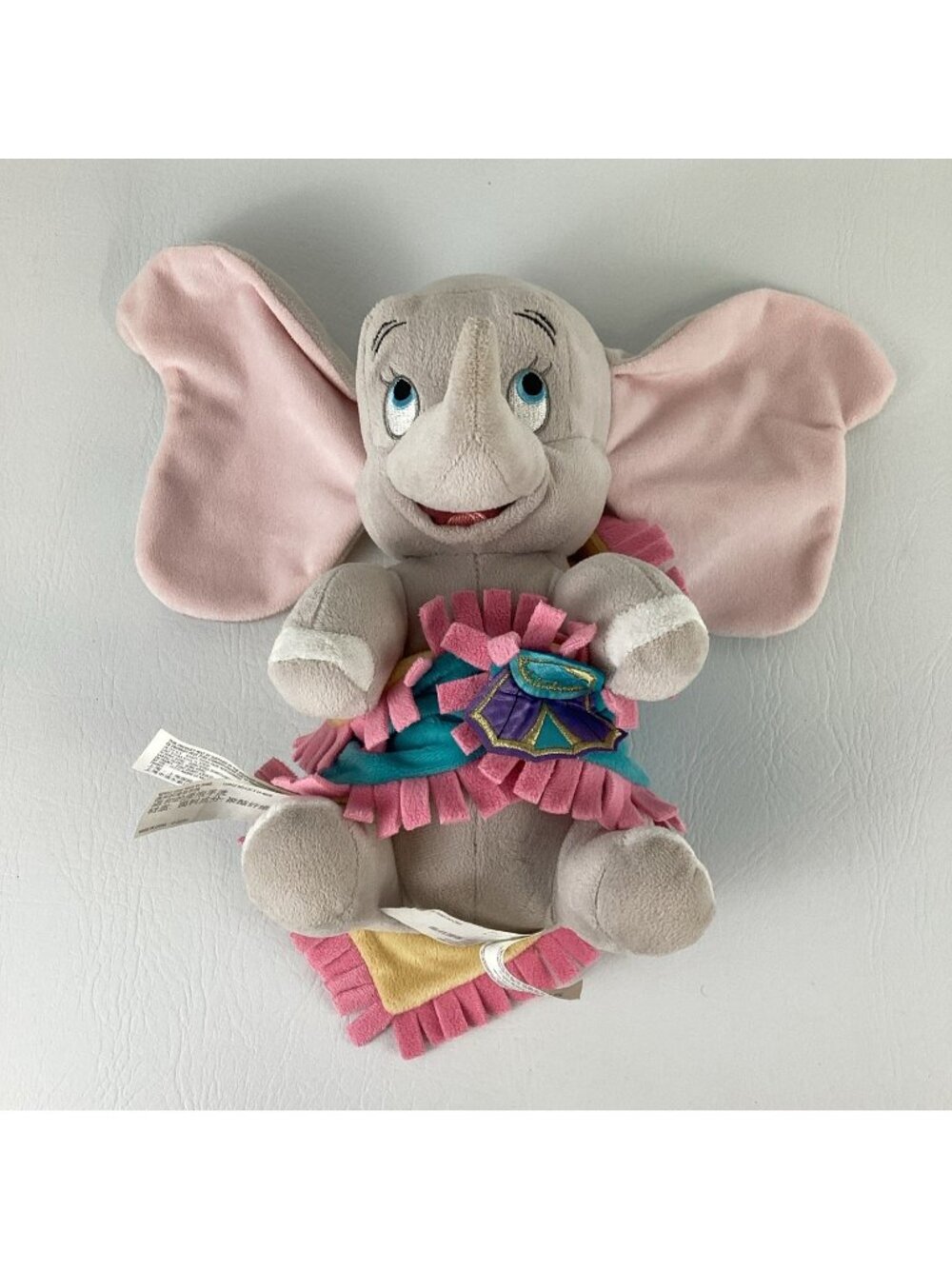 Disney Parks Plush Baby Dumbo Flying Elephant with Blanket Disney Babies 10" Toy